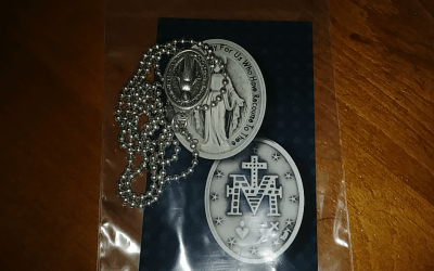 “Christmas Miraculous Medal giveaway”