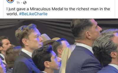 “I Just Gave a Miraculous Medal to the Richest Man in the World”
