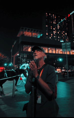 “He Made Quite a Scene as He Thanked the Lord”