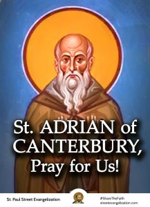 St. Adrian of Cantebury
